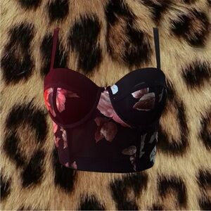 LULUS Floral Corset
